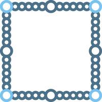 Frame Line Two Colour Icon Design vector