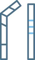 Reusable Line Two Colour Icon Design vector