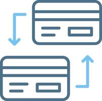 Money Exchange Line Two Colour Icon Design vector