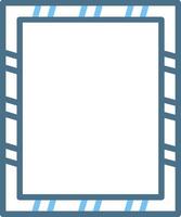 Frame Line Two Colour Icon Design vector