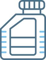 Oil Line Two Colour Icon Design vector