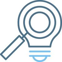 Explanation Line Two Colour Icon Design vector