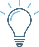 Idea Line Two Colour Icon Design vector