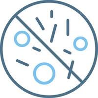 Antibacterial Line Two Colour Icon Design vector