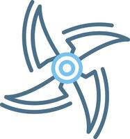 Weapon Line Two Colour Icon Design vector
