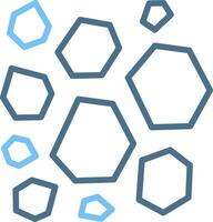 Rocks Line Two Colour Icon Design vector
