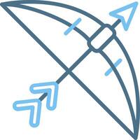 Artemis Line Two Colour Icon Design vector