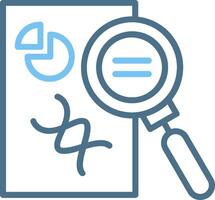 Data analytics Line Two Colour Icon Design vector
