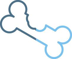 Dog Biscuit Line Two Colour Icon Design vector