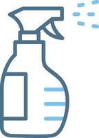 Spray Bottle Line Two Colour Icon Design vector