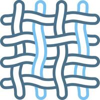 Textiles Line Two Colour Icon Design vector