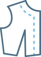 Pattern Line Two Colour Icon Design vector
