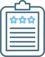 Check List Line Two Colour Icon Design vector