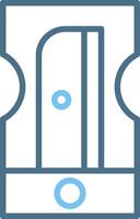 Pencil Sharpener Line Two Colour Icon Design vector