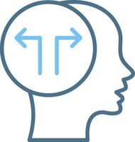Options Line Two Colour Icon Design vector