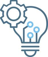 Innovation Line Two Colour Icon Design vector