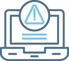 Digital Detox Line Two Colour Icon Design vector