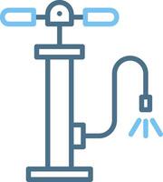 Air Pump Line Two Colour Icon Design vector