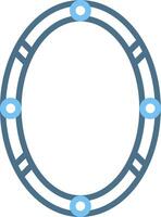 Frame Line Two Colour Icon Design vector