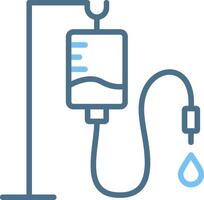 Iv Line Two Colour Icon Design vector