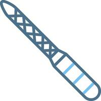Nail File Line Two Colour Icon Design vector