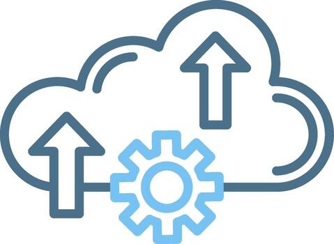 migrando línea dos color icono diseño vector