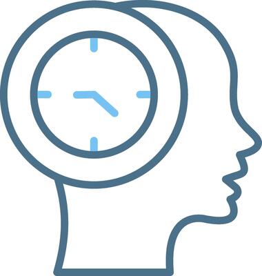 Time Line Two Colour Icon Design