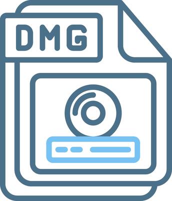 DMG Line Two Colour Icon Design