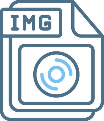 IMG Line Two Colour Icon Design