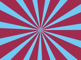 Abstract sunburst pink and blue pattern background vector
