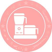 Food Processor Icon Design vector