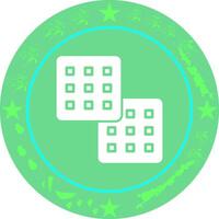Waffle Icon Design vector