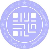 QR Code Icon Design vector