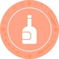 Wine Bottle Icon Design vector