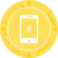 Mobile Icon Design vector