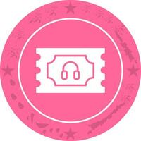 Support Ticket Icon Design vector