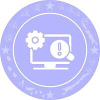Troubleshooting Icon Design vector