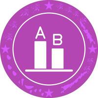 AB Testing Icon Design vector
