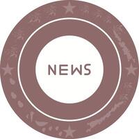 News Icon Icon Design vector