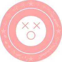 Dizzy Face Icon Design vector
