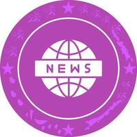 News Globe Icon Design vector