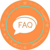 FAQ Section Icon Design vector