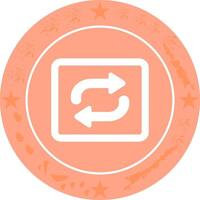 Repeat Button Icon Design vector