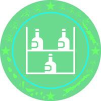 Wine Rack Icon Design vector