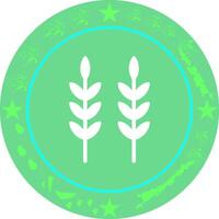 Sheaf of Rice Icon Design vector