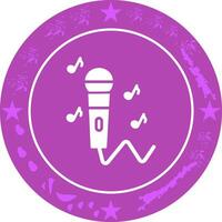 Karaoke Icon Design vector