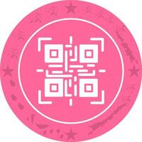 QR Code Reader Icon Design vector