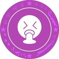 Face Vomiting Icon Design vector