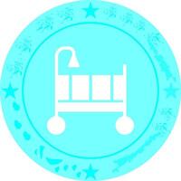 Nursery Decor Icon Design vector