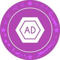 Ad Blocker Icon Design vector